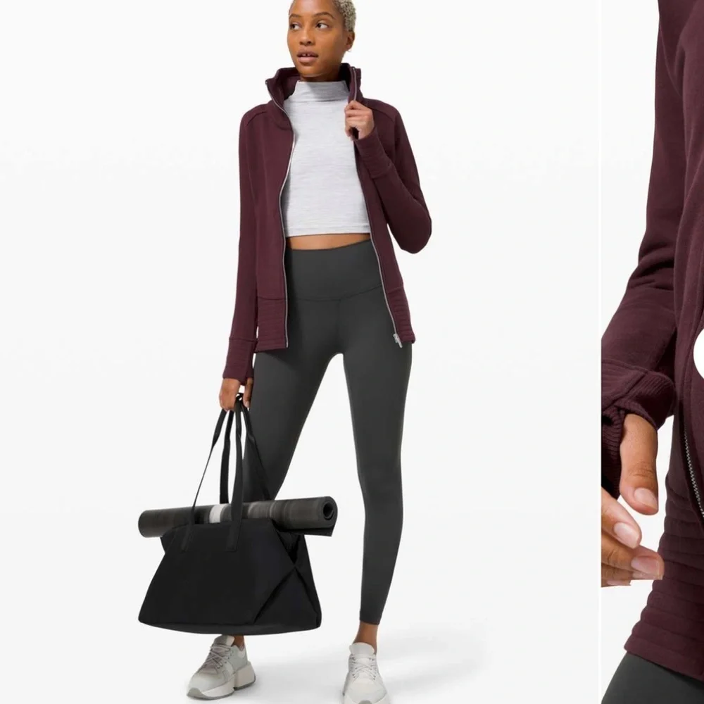 Lululemon Radiant Jacket II in color Cassis Size 2